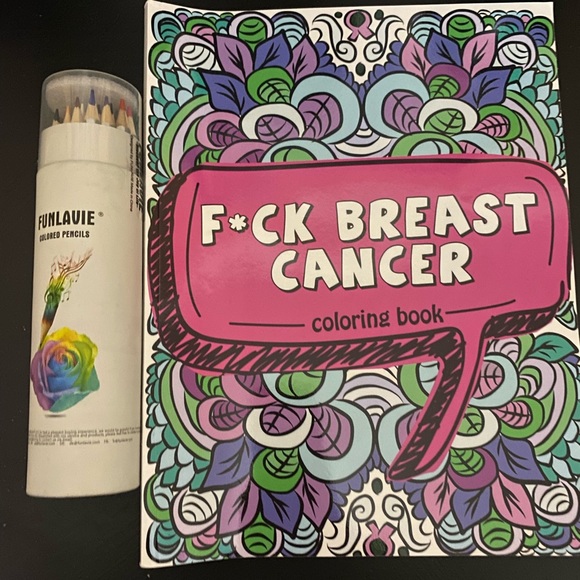 New Adult coloring book and colored pencils - Picture 1 of 10